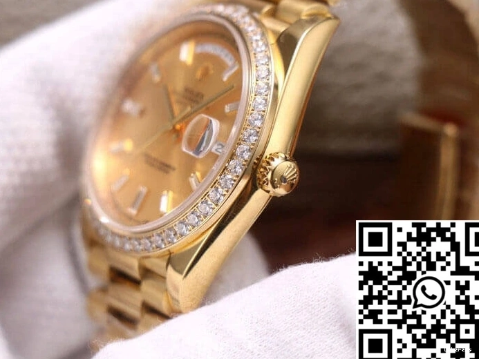 18ct Gold M228348RBR-0002 Factory Rolex 989 EW Date Day Effortless 0714